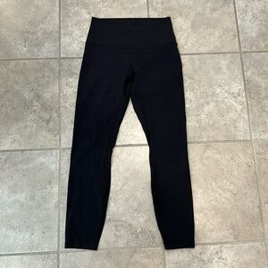 Gently worn size 6 Lululemon Align Tight black